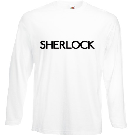 Koszulka z długim rękawem „Sherlock Logo 2”