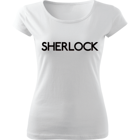 Koszulka damska fit „Sherlock Logo 2”