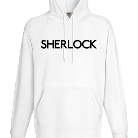 Bluza z kapturem „Sherlock Logo 2”