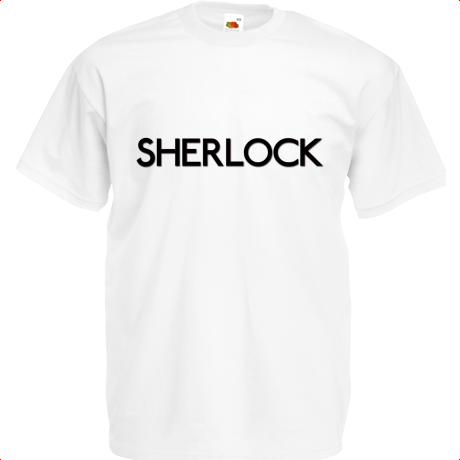Koszulka dziecięca „Sherlock Logo 2”
