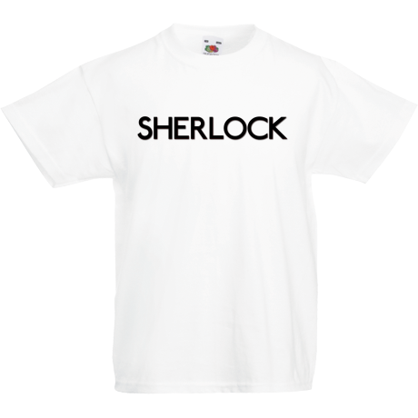 Koszulka dla malucha „Sherlock Logo 2”