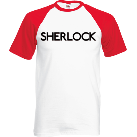 Koszulka bejsbolówka „Sherlock Logo 2”