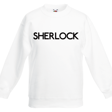 Bluza dziecięca „Sherlock Logo 2”