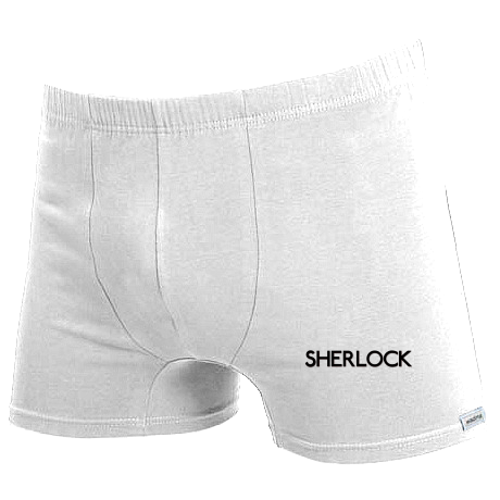 Bokserki „Sherlock Logo 2”