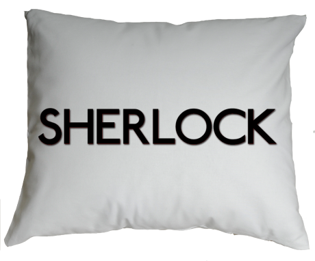 Poduszka „Sherlock Logo 2”