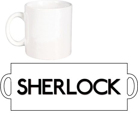 Kubek „Sherlock Logo 2”