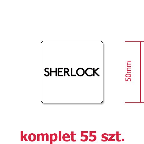 Wlepka „Sherlock Logo 2”