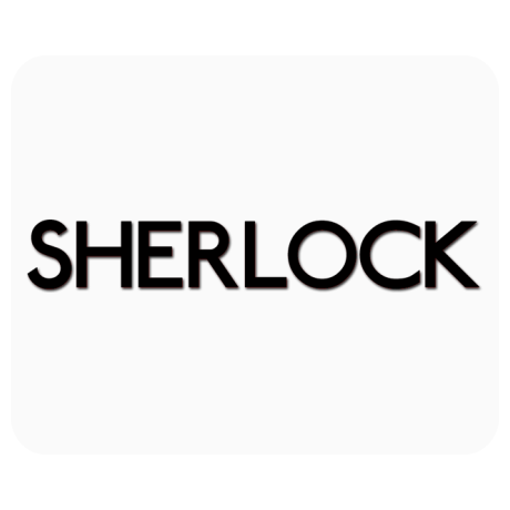 Podkładka pod mysz „Sherlock Logo 2”