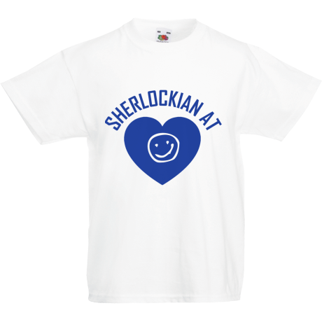 Koszulka dla malucha „Sherlockian at Heart”