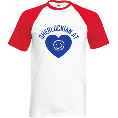 Koszulka bejsbolówka „Sherlockian at Heart”