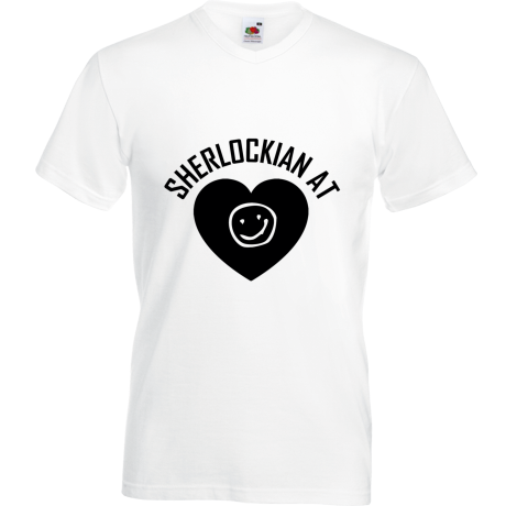 Koszulka w serek „Sherlockian at Heart 2”