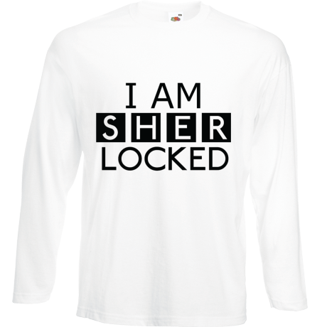 Koszulka z długim rękawem „I Am Sherlocked”