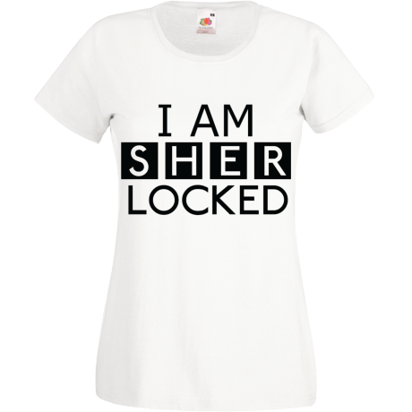 Koszulka damska „I Am Sherlocked”