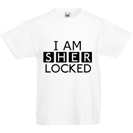 Koszulka dla malucha „I Am Sherlocked”