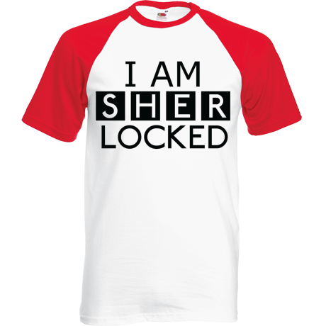 Koszulka bejsbolówka „I Am Sherlocked”