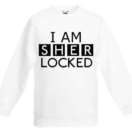 Bluza dziecięca „I Am Sherlocked”