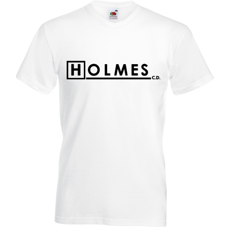 Koszulka w serek „Holmes Consulting Detective”