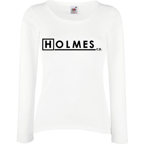 Koszulka damska z długim rękawem „Holmes Consulting Detective”