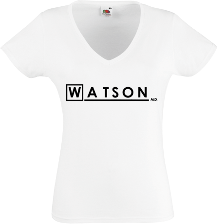 Koszulka damska w serek „Watson MD”