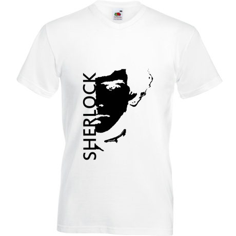 Koszulka w serek „Sherlock”