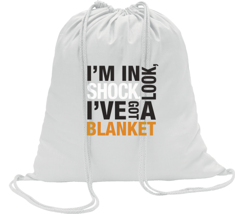 Worko-plecak „I’m In Shock Look I’ve Got A Blanket”