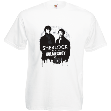 Koszulka „Sherlock is My Holmesboy”