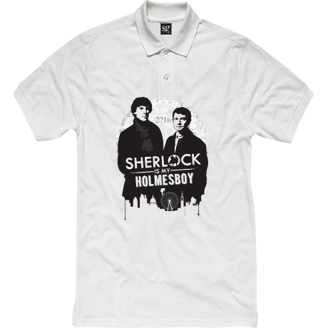 Polo damskie „Sherlock is My Holmesboy”