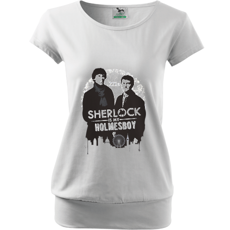 Koszulka City „Sherlock is My Holmesboy”