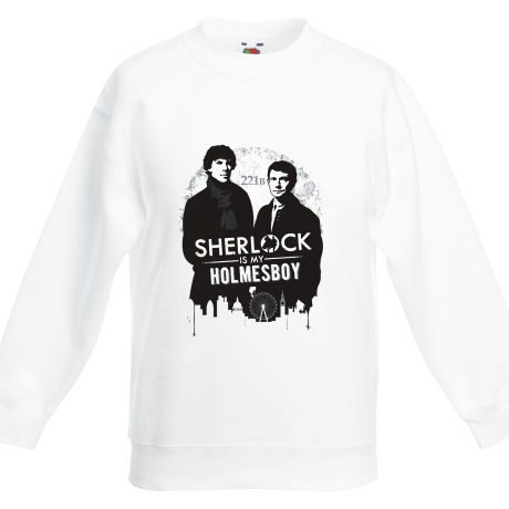 Bluza dziecięca „Sherlock is My Holmesboy”