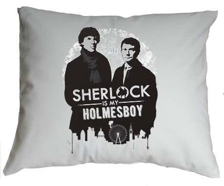 Poduszka „Sherlock is My Holmesboy”