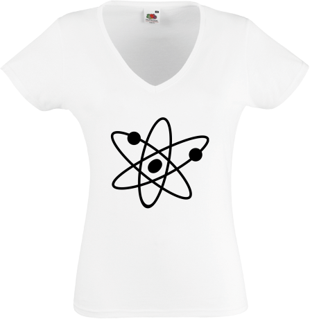 Koszulka damska w serek „Atom”