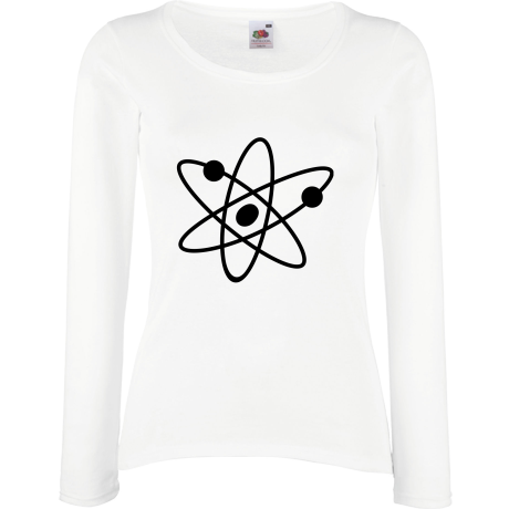 Koszulka damska z długim rękawem „Atom”