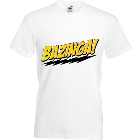 Koszulka w serek „Bazinga!”