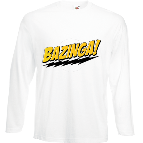 Koszulka z długim rękawem „Bazinga!”
