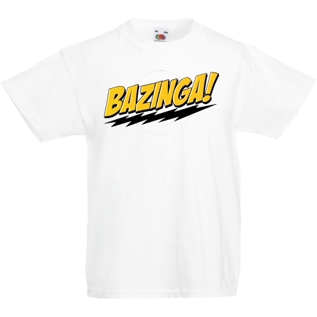 Koszulka dla malucha „Bazinga!”
