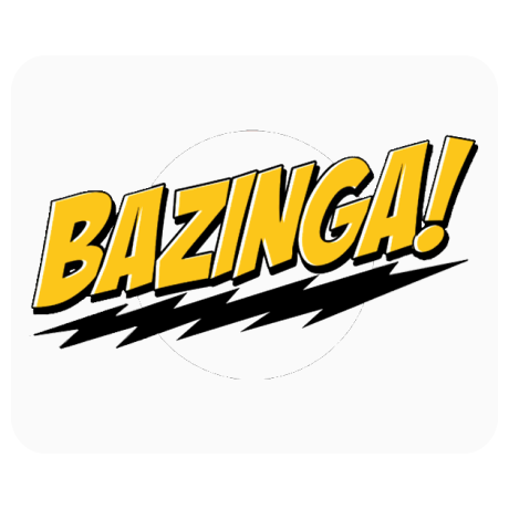 Podkładka pod mysz „Bazinga!”