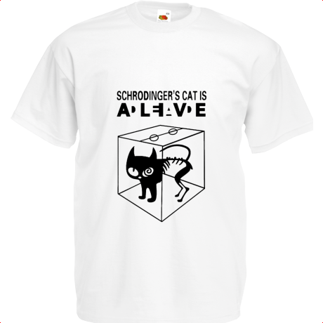 Koszulka dziecięca „Schrodinger’s Cat Is Alive”