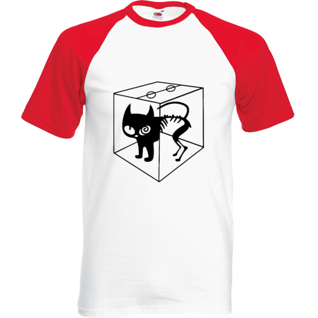 Koszulka bejsbolówka „Schrodinger’s Cat”