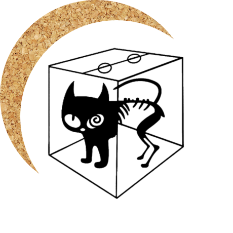 Podkładka pod kubek „Schrodinger’s Cat”