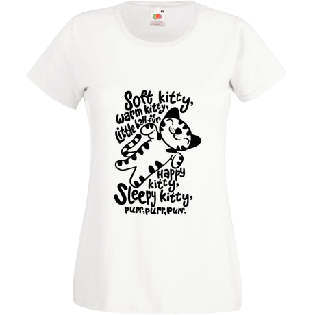 Koszulka damska „Soft Kitty”