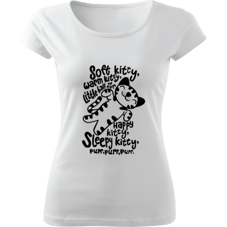 Koszulka damska fit „Soft Kitty”
