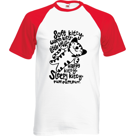 Koszulka bejsbolówka „Soft Kitty”
