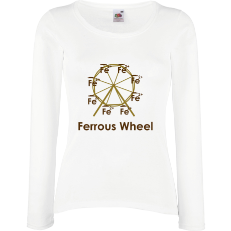Koszulka damska z długim rękawem „Ferrous Wheel”