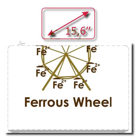 Naklejka na laptop „Ferrous Wheel”