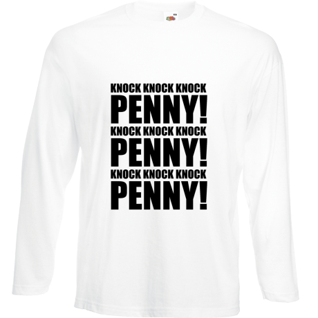 Koszulka z długim rękawem „Knock Knock Knock Penny”