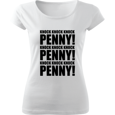 Koszulka damska fit „Knock Knock Knock Penny”