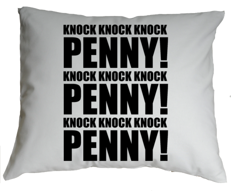 Poduszka „Knock Knock Knock Penny”