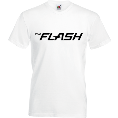 Koszulka w serek „The Flash”