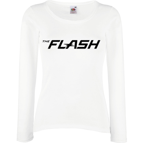 Koszulka damska z długim rękawem „The Flash”