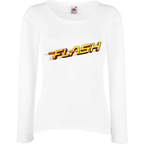 Koszulka damska z długim rękawem „The Flash Logo”